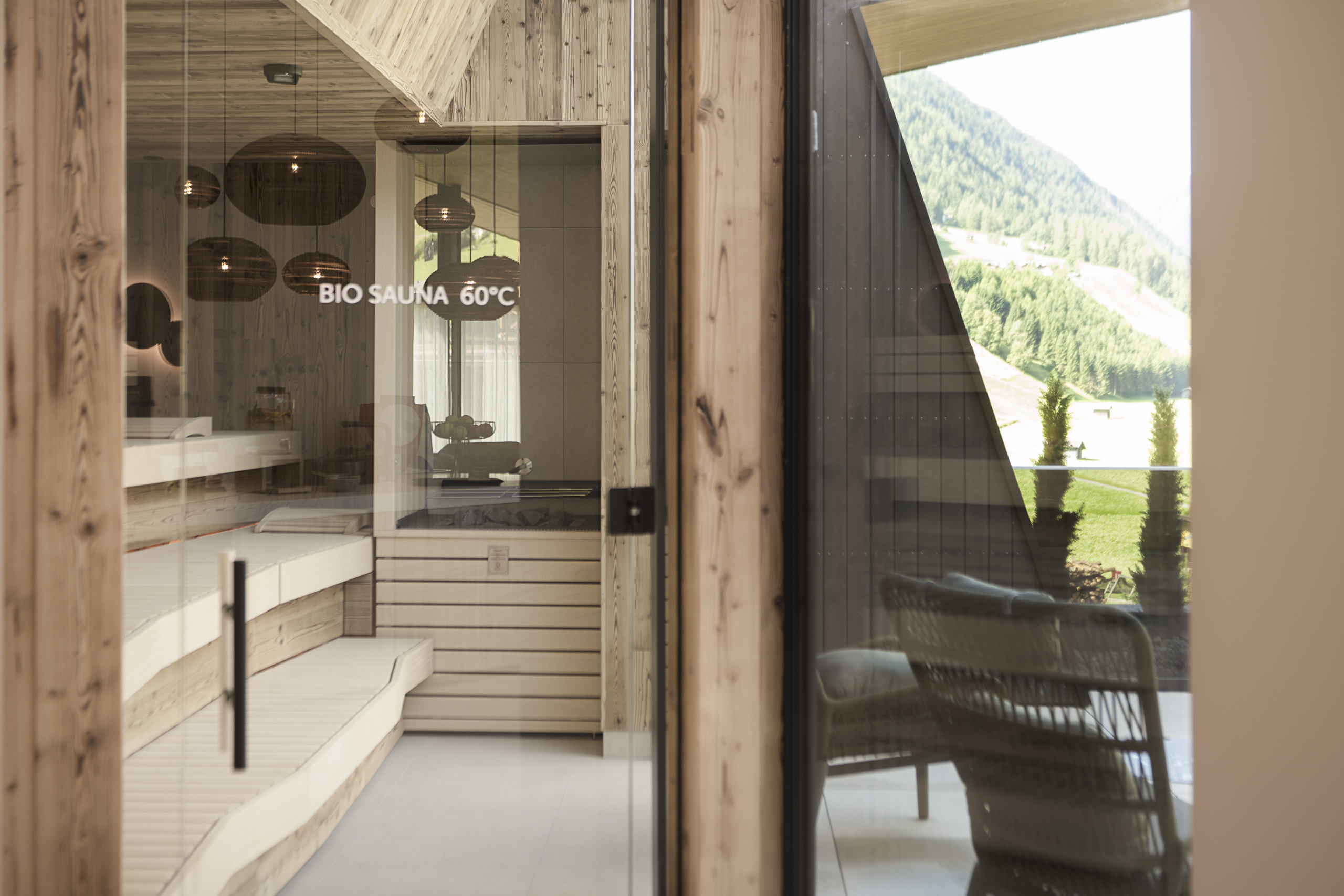 Bio Sauna im ELVA Sky Spa